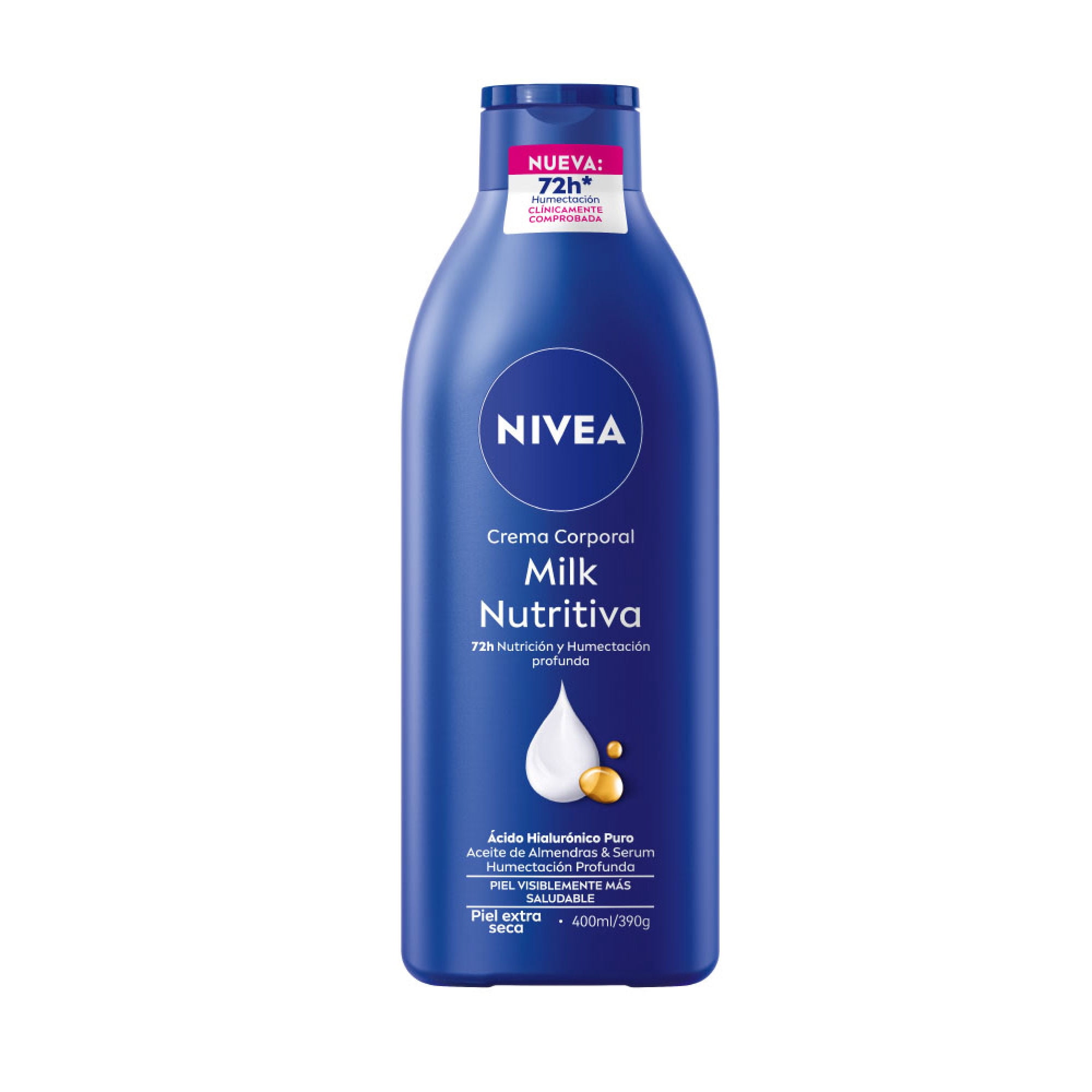 Crema Corporal Nivea Milk Nutritiva Extra Seca