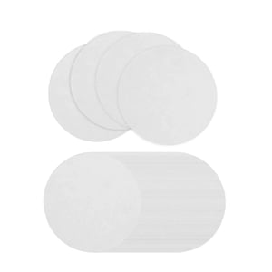 Magideal - Papeles Para Horno De Microondas, Bricolaje, Fusión De Vidrio, Joyería, Papel De Horno De Fusión En Caliente Para Cerámica, Arte En Vidrio, Fabricació 50X Redondo 7Cm