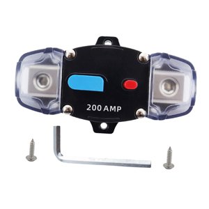 Bothyi - Disyuntor Con Botón De Reinicio Manual 12V-48V Para Barcos Rvs 200A