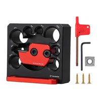 Magideal - Máquina Para Hacer Tacos De Madera, Plantilla Para Tacos De Madera, Barra Redonda, Herramienta Auxiliar, 8 Agujeros, Máquina Para Hacer Tacos De Mader