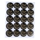 thumbnail image 3 of Lote De 20 Pegatinas Negras De Eid Mubarak En Caja, Pegatinas De Regalo Con Sello De Papel, 3 of 3
