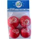 thumbnail image 1 of Pelotas de Frescobol Vero Frescobol 6 cm Rojo - Pack de 4, 1 of 3