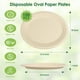 thumbnail image 2 of Platos de papel ovalados desechables FEHHTO, 100 piezas, 12,5 pulgadas, 320 ml, 2 of 7