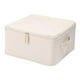 thumbnail image 4 of Cubo de almacenamiento para manta de edredón, contenedor organizador, bolsa de almacenamiento de ropa, cajas de almacenamiento de tela para edredón, Con tapa estilo A, 4 of 5