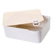 thumbnail image 1 of Caja De Almacenamiento De Ropa Interior, Organizador De Cajones De PP, Armario Apilable, Organizador De Gabinete, Tapa Beige, 1 of 3