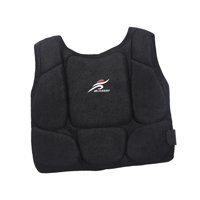 Magideal - Protector De Pecho De Karate, Protector Corporal, Protección Del Vientre, Chaleco Protector De Taekwondo, Protector De Costillas Para Entrenamiento De 38X36Cm
