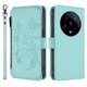 thumbnail image 2 of Funda Cartera Mariposa para [Xiaomi 14 Ultra] con Soporte y Cremallera Verde menta, 2 of 6