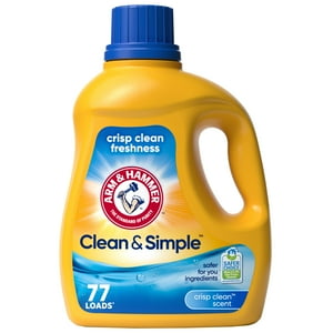 Detergente Líquido Para Ropa Arm & Hammer Clean & Simple, 2,97 L