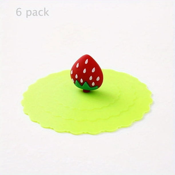 Keep Your Drinks Fresh and Adorable with our Creative Silicone Cup Cover - Perfect for Tea Cups, Water Cups, and Bowls!