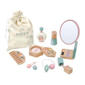 Magideal - Juego De Maquillaje De Madera Para Niños, Juego De Simulación, Regalos De Halloween, Peine, De Maquillaje, Kit De Maquillaje De Simulación Para Niñas