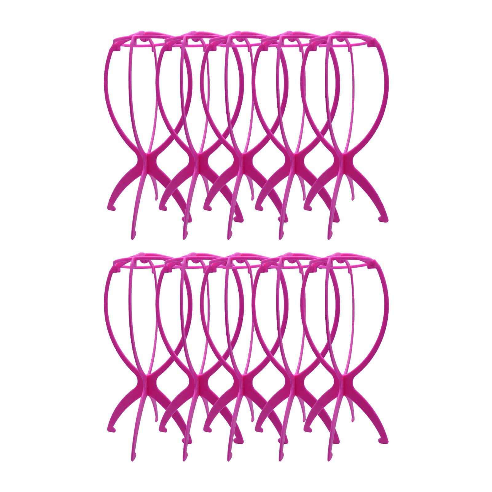 Magideal - Soporte De Exhibición Para Sombreros, Modelo De Exhibición De Pelucas, Decoración Estable, Almacenamiento, Soporte Para Pelucas, Estante De Exhibición Rosa