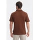 thumbnail image 3 of Polera Hombre Slim Cuello Polo Café, 3 of 4