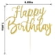 thumbnail image 2 of Decoración Para Pastel Handmade Glitter Feliz Cumpleaños Dorado, 2 of 5