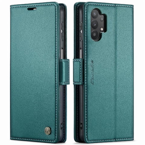 Caseme Tipo Cartera Samsung Galaxy A32 5G Con Cierre Magnético, Rfid, Tarjetero, Soporte, Carga Inalámbrica