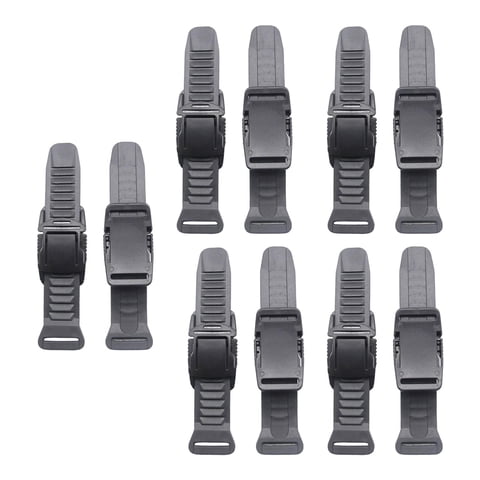 Magideal - 10 Hebillas De Correa Ajustables. Ajustadores De Correa De Fácil Ajuste. Resistentes Al Desgaste. Liberación Rápida. Hebillas De Mochila De Repuesto