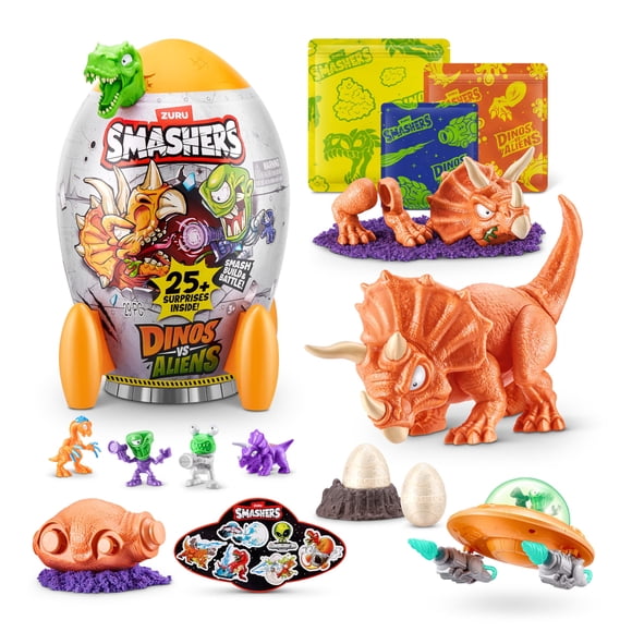 Juguete Smashers Dino vs Aliens Medium (Triceratops) ZURU