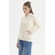 thumbnail image 2 of Polerón Mujer Abierto Hodie Crema, 2 of 4