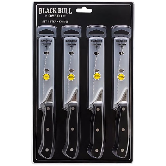 Set 4 Cuchillos Steak Blackbull Original