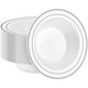 thumbnail image 1 of Tazones Desechables BESTSTAR 12 oz 355 ml Borde Plata 50 pz, 1 of 3