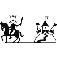 Rienda Libre Graphics - Decomural King Knight Castle Ws-18909