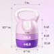 thumbnail image 2 of Set de pesas rusas Yes4All ajustables de 5 a 12 libras para mujer, color morado, 2 of 7