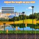 thumbnail image 5 of Poste para comedero de aves AHRLHR, 2 unidades, 203 cm, ajustable y resistente al óxido, 5 of 7