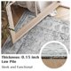 thumbnail image 5 of Area Rug Jinchan, lavable, pelo bajo, 6 x 9 pies, resistente a las manchas, gris, 5 of 8