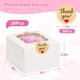 thumbnail image 2 of Cajas para galletas ZYFOTZUN blancas con ventana, 26 unidades y pegatinas, 2 of 7