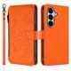 thumbnail image 2 of Funda Cartera Mariposa para [Samsung Galaxy A27 5G] con Soporte y Cremallera Naranja, 2 of 6