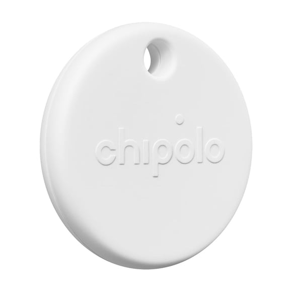 Chipolo POP Bluetooth Tracker, blanco, compatible, sonido potente