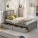 thumbnail image 1 of Plataforma Almacenamiento Cama, 2 cajones con ruedas, marco de tamaño doble, 1 of 6