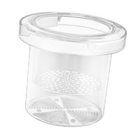 Ioensy - Criador Caja Acuario Acrílico Pecera Incubadora Para Peces Bebé Guppy Camarón Cilindro