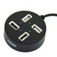 thumbnail image 3 of Hub Usb 4 puertos De Escritorio Redondo Puertos Pc Notebook multicolor, 3 of 5