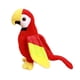 thumbnail image 2 of Figura De Loro De Peluche De Dibujos Animados, Almohada De Guacamayo Suave Abrazable Para Niños, Festival Rojo, 2 of 5