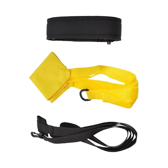 Swim Parachute Agility Speed Training Cinturón De Resistencia De Natación Para Mujeres Hombres Amarillo M