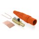 thumbnail image 1 of Conector tipo leva Leviton 16D24-UO, punta cónica, naranja, 1 of 1