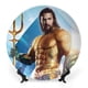thumbnail image 1 of Aquaman Plato decorativo de porcelana fina (bone china), plato decorativo de cerámica para hogar, oficina, soporte de pared, platos decorativos para dormitorio - 6 pulgadas (15 cm), 1 of 6