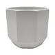 thumbnail image 1 of Macetero Maceta De Ceramica Blanco Lineas Verticales L, 1 of 8