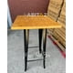 thumbnail image 2 of Mesa De Bar Tolix Color Negro 60x60 Cubierta De Madera Clara, 2 of 3