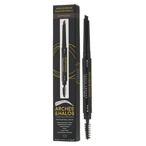 Arches And Halos - Lápiz Sombreador De Cejas En Ángulo - Espresso De Para Mujeres - Lápiz De Cejas De 0,012 Oz