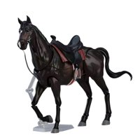 Magideal - Figura De Caballo, Modelo De Juguete Animal, Modelo De Decoración Del Hogar, Colección De Adornos, Figura De Caballo, Mesa De Arena, Diseño De Diorama Negro