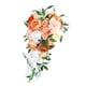 thumbnail image 2 of Ramo de novia de boda, flores de rosas artificiales, ramo rústico bohemio para lanzar, decoración para fiesta, Día de la madre, Festival, boda, 2 of 5