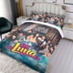 thumbnail image 3 of SOY LUNA Conjunto de sábanas temático, trío de piezas, cómodo y amigable con la piel, diseño único, regalo de decoración para el hogar para familiares, amigos y fans,140cm *210cm, 3 of 6