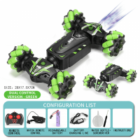 Auto Control Remoto Aaronmei Coche Acrobático Rc 4Wd Verde