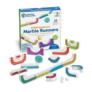 Learning Resources - Recursos De Aprendizaje Stem Explorers De Marble Runners, 18 Piezas