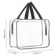 thumbnail image 3 of Bolsa Tote Transparente Impermeable HAOGUAGUA, 2 Piezas, 3 of 7