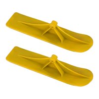 Magideal - 2 Piezas De Trineo Para Patinete De Nieve, Tabla De Esquí, Trineo, Accesorio De Esquí, Tabla De Trineo De Esquí Multifunción Para Navidad E Invierno
