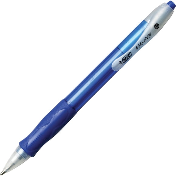 Pluma BIC VLG361BE Velocity Retráctil Bolígrafos de Tinta Azul Paquete de 36