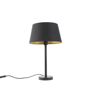 Genérico - Lámpara De Mesa Leonor E-27 Negro