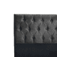 thumbnail image 2 of Respaldo Super King Piso Capitone Premiun 200x140 Cm Gris Oscuro Felpa, 2 of 3